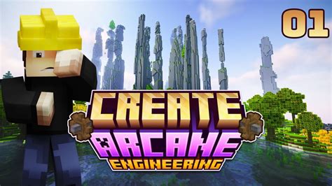 Minecraft Create Arcane Engineering Ep D Couverte Youtube