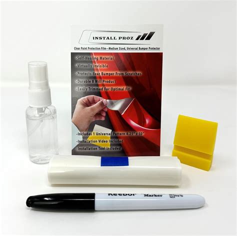 Install Proz Clear Paint Protection Film-medium Sized - Etsy