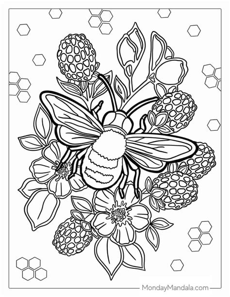 Coloring Pages Og Bees