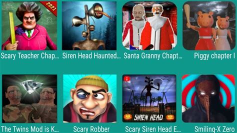 Scary Teacher Chapter 2siren Head Hauntedsanta Granny Chapter Two