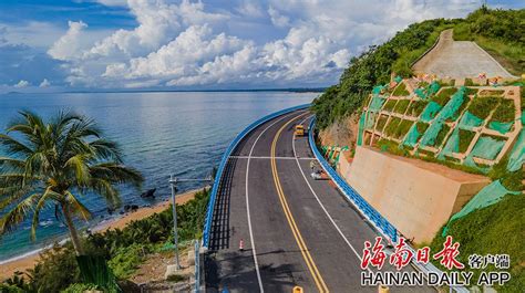 组图｜依山傍海！航拍海南环岛旅游公路万宁山钦湾段 新闻中心 南海网