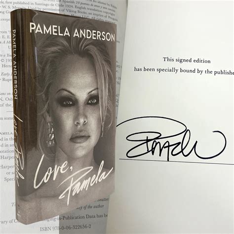 Pamela Anderson Love Pamela Signed First Edition Limited Slipcased