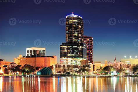 Orlando at night 8336667 Stock Photo at Vecteezy