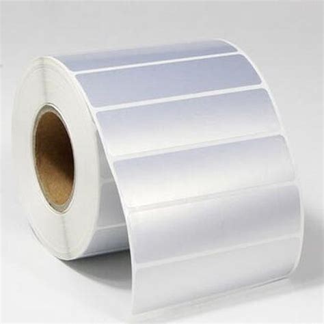 Silver Self Adhesive Polyester Labels Size Custom Packaging Type