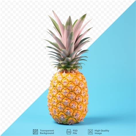 Ananas Un Fruit Tropical Isolé Sur Un Fond Transparent PSD Premium