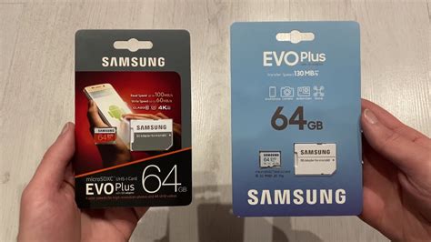 Samsung Evo Plus Microsd 64gbтестсравнение старой и новой версии Youtube