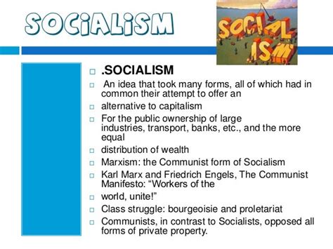 The industrial capitalism and socialism powerpoint