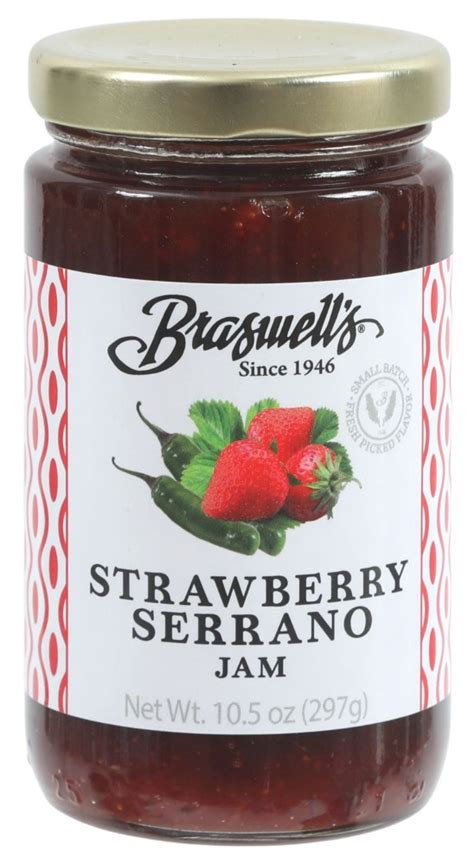 Braswell S Strawberry Serrano Jam