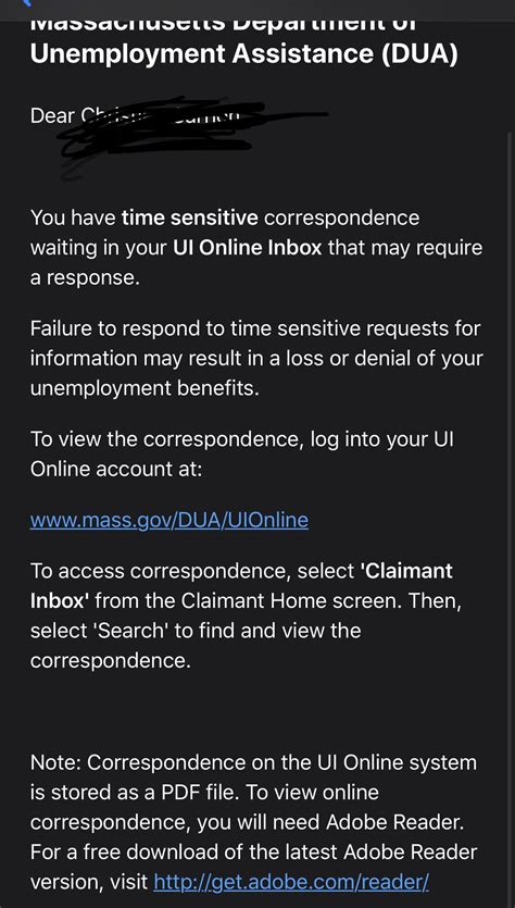 [Massachusetts] can someone tell me that this means? Been collecting PUA.got denied for regular