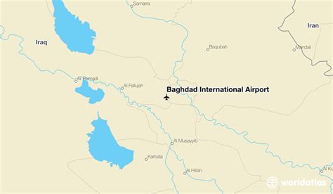 Baghdad Airport Map