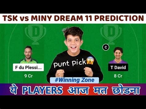 Tsk Vs Miny Tsk Vs Miny Dream Tsk Vs Miny Dream Prediction