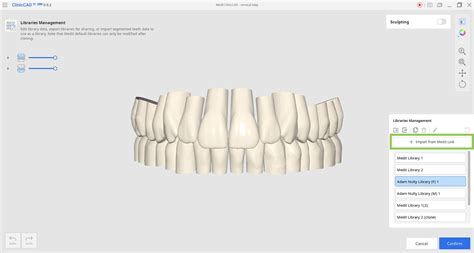adding teeth library  medit cliniccad medit  center