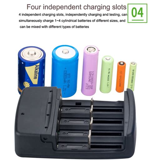 Universal Rapid Charger For Alkaline Ni Mh Ni Cd A Aa Aaa Aaaa C D Sc N