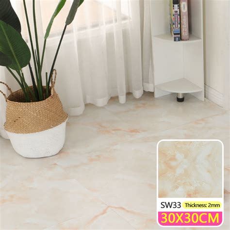 Big Size 457x457cm Marble Design Vinyl Tiles Flooring Self Adhesive Waterproof For Floor