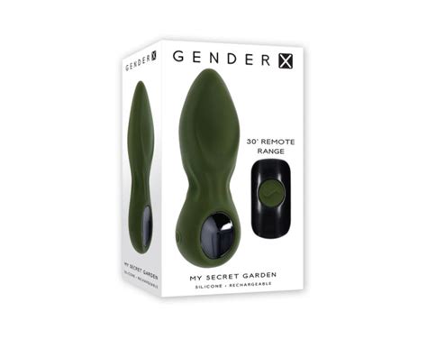 Gx My Secret Garden Vib Anal Plug W Rc G