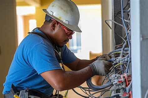 Energía Para Los Hogares Cableado Para La Instalación Foto Premium