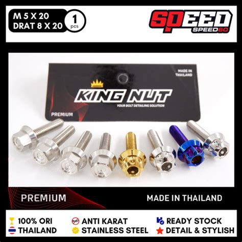 Jual Baut M X Drat X Premium King Nut Stainless Probolt