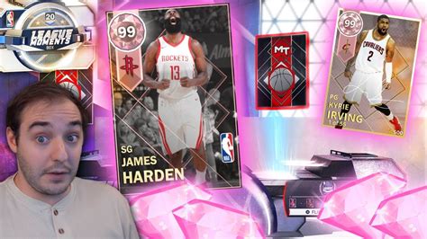 Nba K My Team New Pink Diamond James Harden In Moments Packs Can