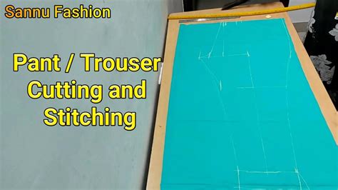 Very Easy Pant Trouser Cutting And Stitching Palazzo Pant Cutting And