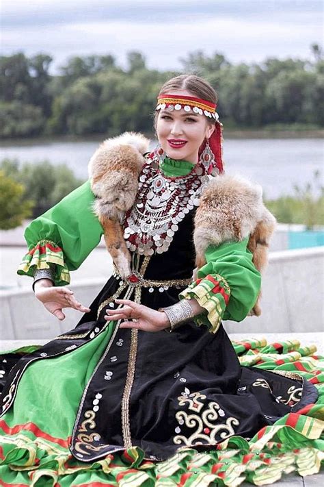 Bashkir traditional dress by alexandchris on DeviantArt