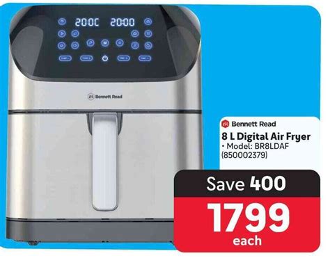 Bennett Read 8L Digital Air Fryer Offer At Makro