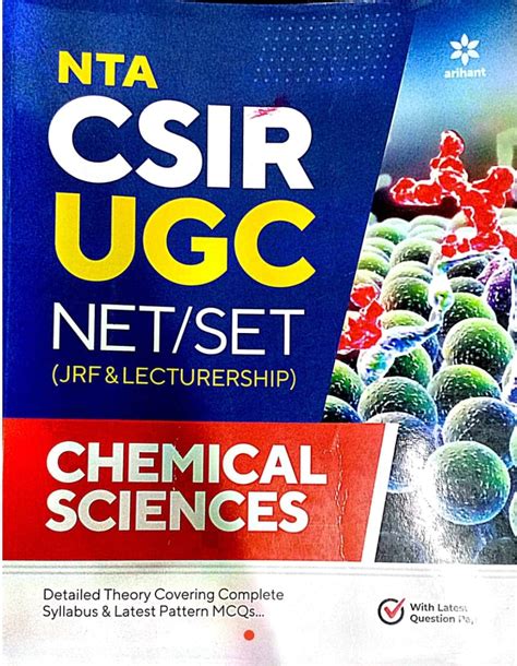 2023 Csir Ugc Netset Chemical Science Book By Arihant Publication