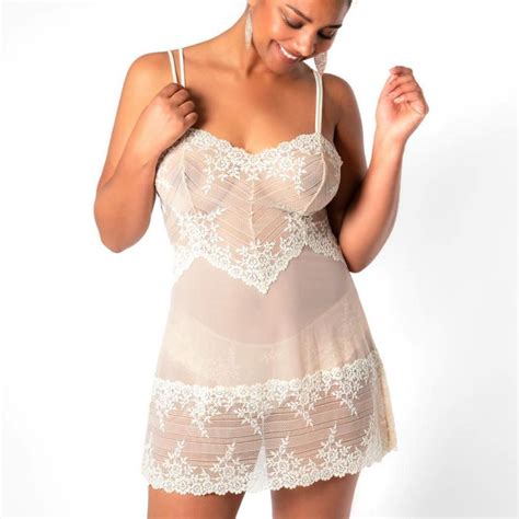 Wacoal Embrace Lace Nuisette Naturally Nude Ivoire Femme Nuisette