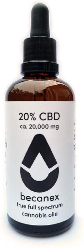 Becanex 100 ML True Full Spectrum CBD Olie 20 CBD Ca 20 000 Mg