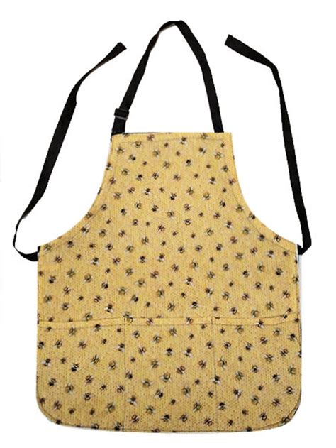 Us Handmade Reversible Apron With Honey Bees Etsy Uk