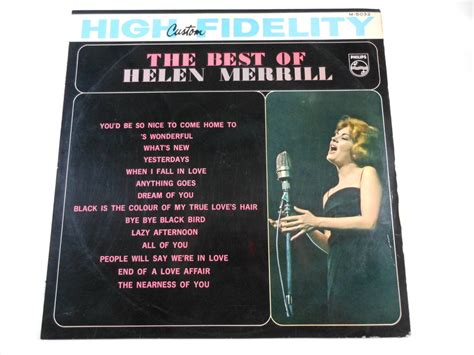 Yahoo Helen Merrill The Best Of Helen Merrill