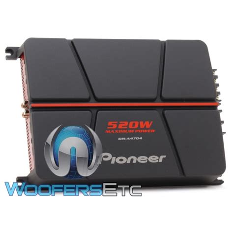 Pioneer GM-A4704 4-Channel 65W RMS x 4 Class AB GM Series Amplifier