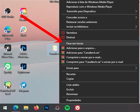 Como Fixar Aplicativos E Pastas Na Barra De Tarefas Do Windows 10