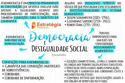 Mapas Mentais Sobre DESIGUALDADE SOCIAL Study Maps