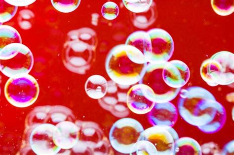 Premium Photo Abstract Soap Bubble Background Colorful Bubbles Float