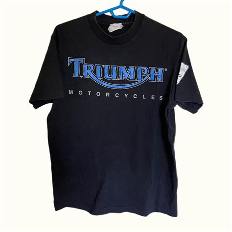 Vintage Triumph Motorcycles T Shirt Fits Like A Depop