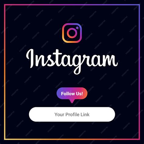 Premium Vector Find Us Instagram Square Social Media Banner Template