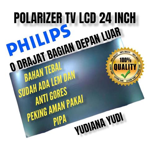 Polaris Polarizer Lcd Tv Philips Inch Degree Outside Front