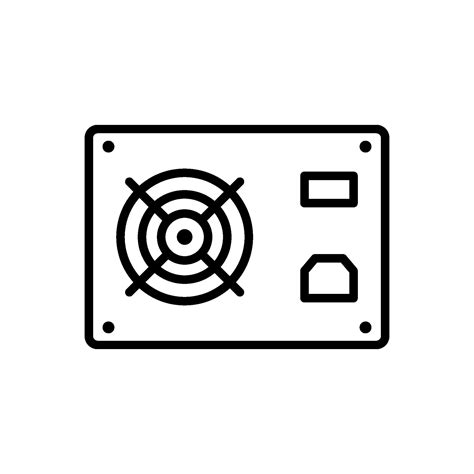 Power Supply Icon Vector Design Templates Simple And Modern