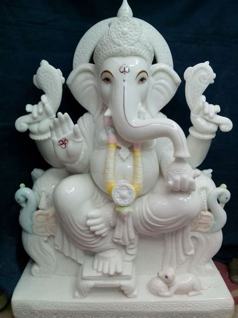 Multicolor Jaipur Lord Ganesh Marble Statue At Rs 3000000 In Jaipur