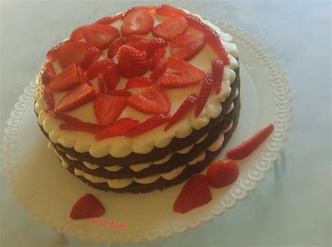 Naked Cake Con Crema Cioccolato E Ricotta