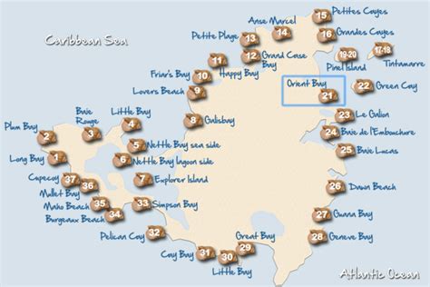 Ultimate Guide to the Map of St. Maarten Beaches – Travel Tales