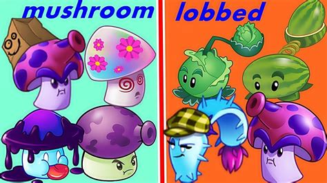 Team Mushroom Pvz2 Vs Team Lobbed Pvz2 in Plants Vs Zombies 2: Gameplay ...