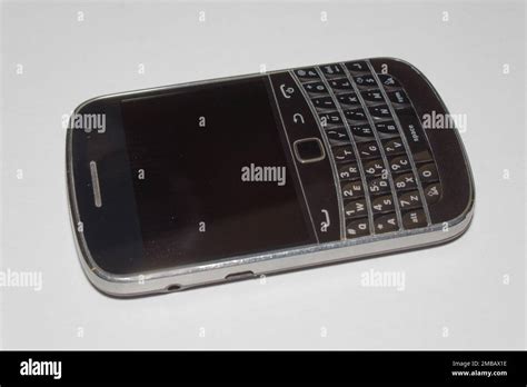 classic mobile phone with qwerty keyboard Stock Photo - Alamy