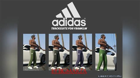 Download Adidas Tracksuit Pants Pack For Franklin For Gta 5