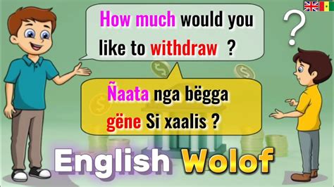 English Conversation Learning English Wolof Anglais Youtube