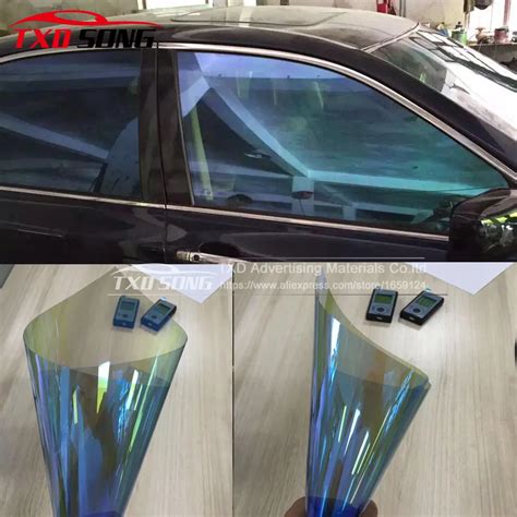 Txd 50x300cm Lot Car Window Chameleon Tint Tint Film Glass Vlt 75