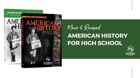 New Revised American History For High School Master Books Homeschool