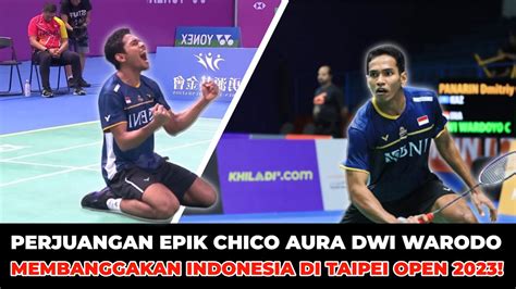 Akhirnya Cetak Sejarah Baru Kemenangan Chico Di Taipei Open