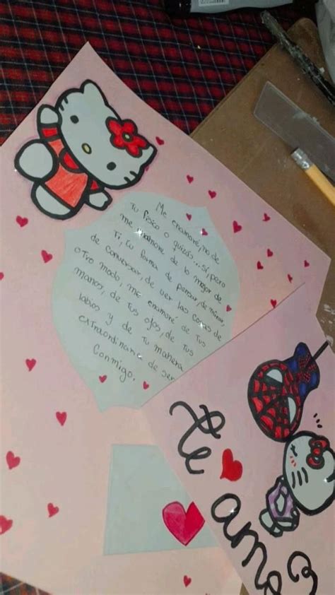 Cartas Para Novias De Hello Kitty Cartas Para Novio Decoraciones Para Mi Novio Cartas