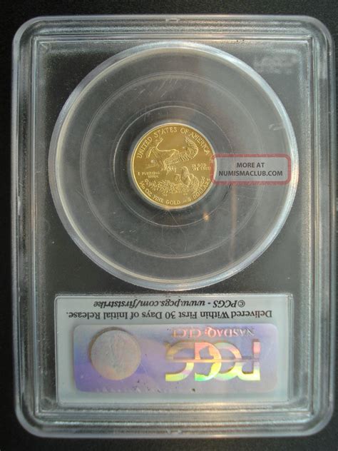 Gold Oz American Eagle Coin Pcgs Ms First Strike